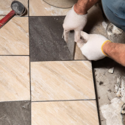 La pose de carreaux mosaïques en marbre par Pro Carreaux : un choix de qualité pour sublimer votre intérieur à Avrille